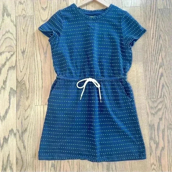 Lou & Grey Women’s Dotted Drawstring Pocket Dress Size Medium - Picture 7 of 12